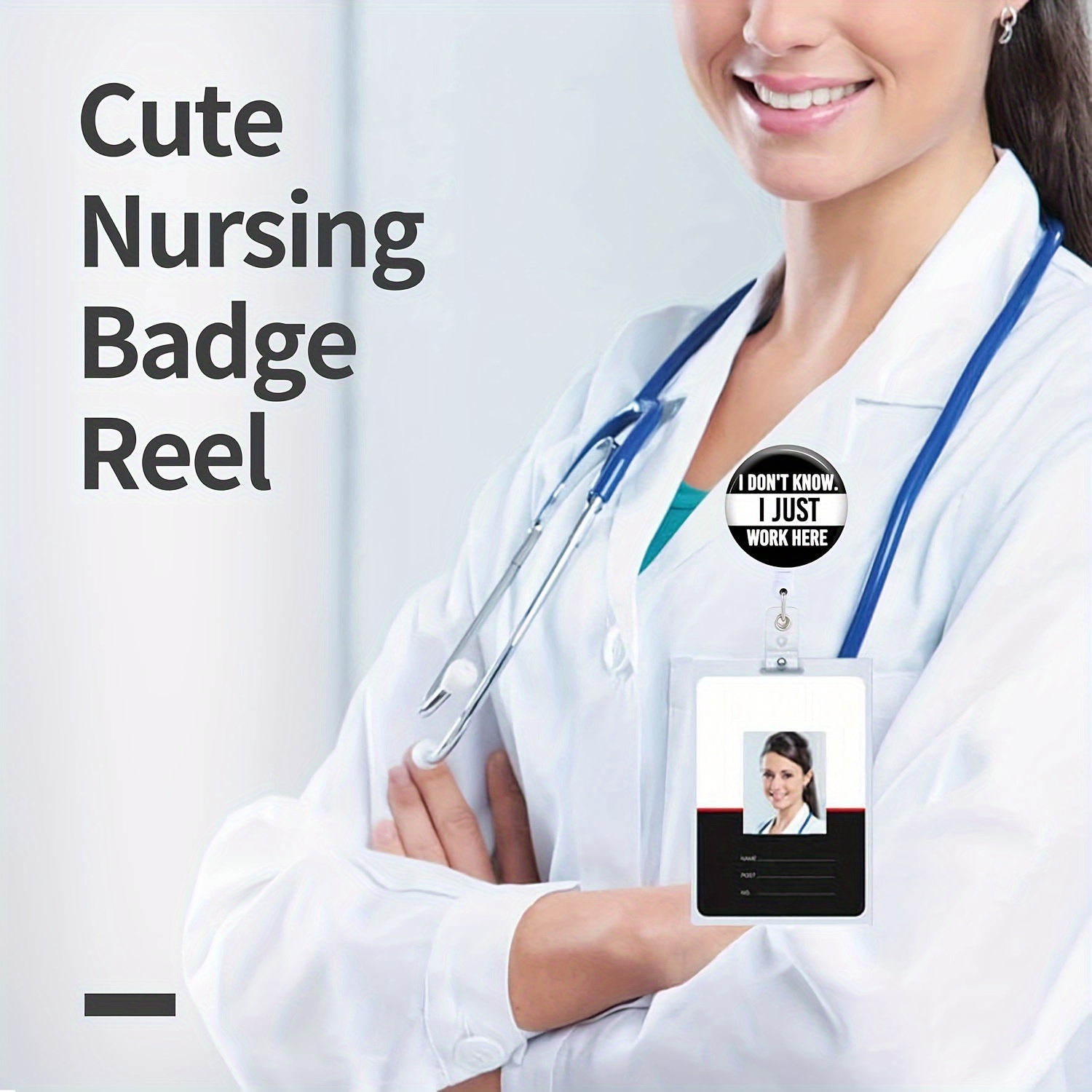 Badge Reels For Nurse, Teacher, Nurses Or Office