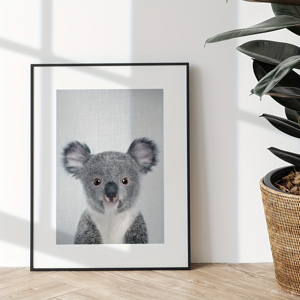 A4 Cute Baby Animals Portrait Posters No Framed Home Decor - Temu