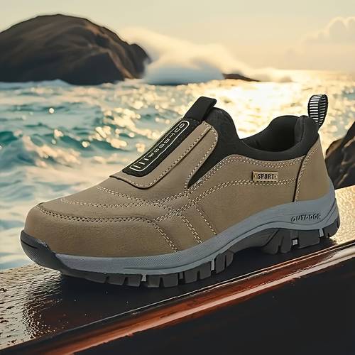 new stylish loafers with thick mens casual outdoor shoes that are durable slip resistant and for work and sports