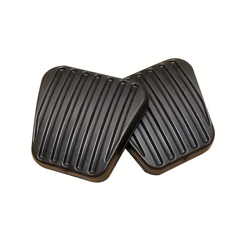 TEMU 2pcs Universal Rubber Brake Clutch Pedal Pads, Fit For 3, , Calibra, Combo, , Models - , Durable And Washable, Interior Upgrade Accessory, Pedal