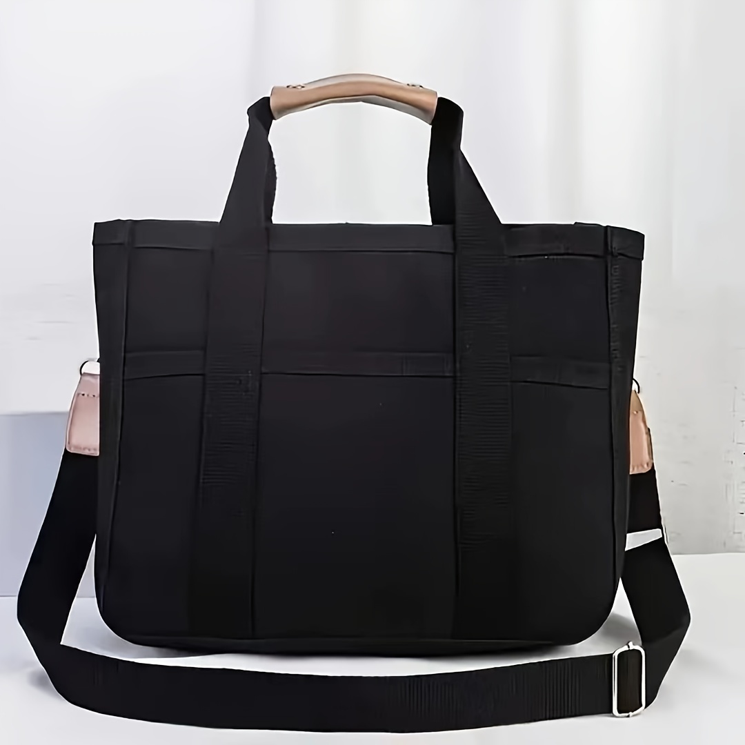 Canvas bag with compartments best sale