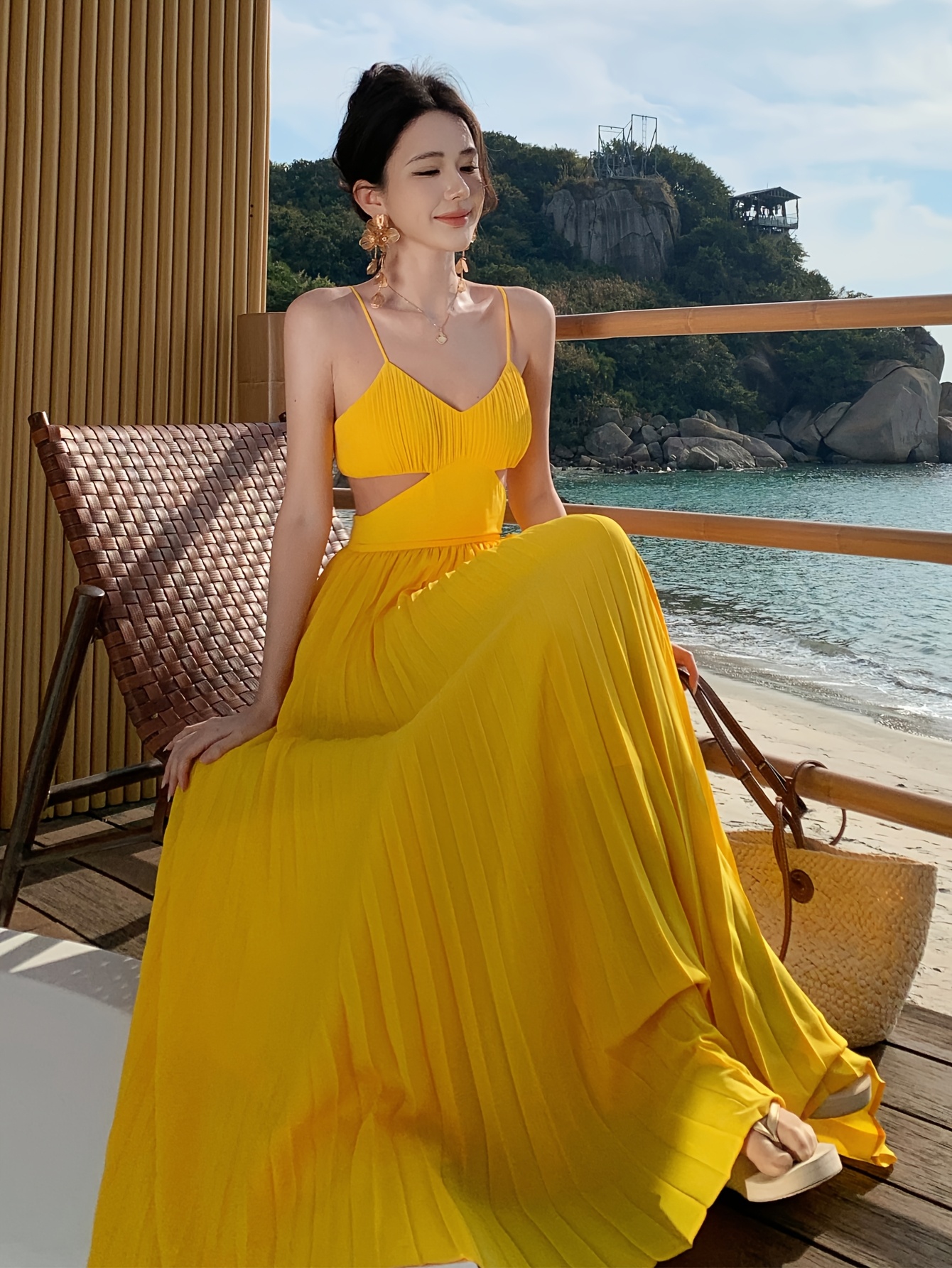 Mustard Yellow Yellow Dress Beach Wedding In Love Forever Mustard