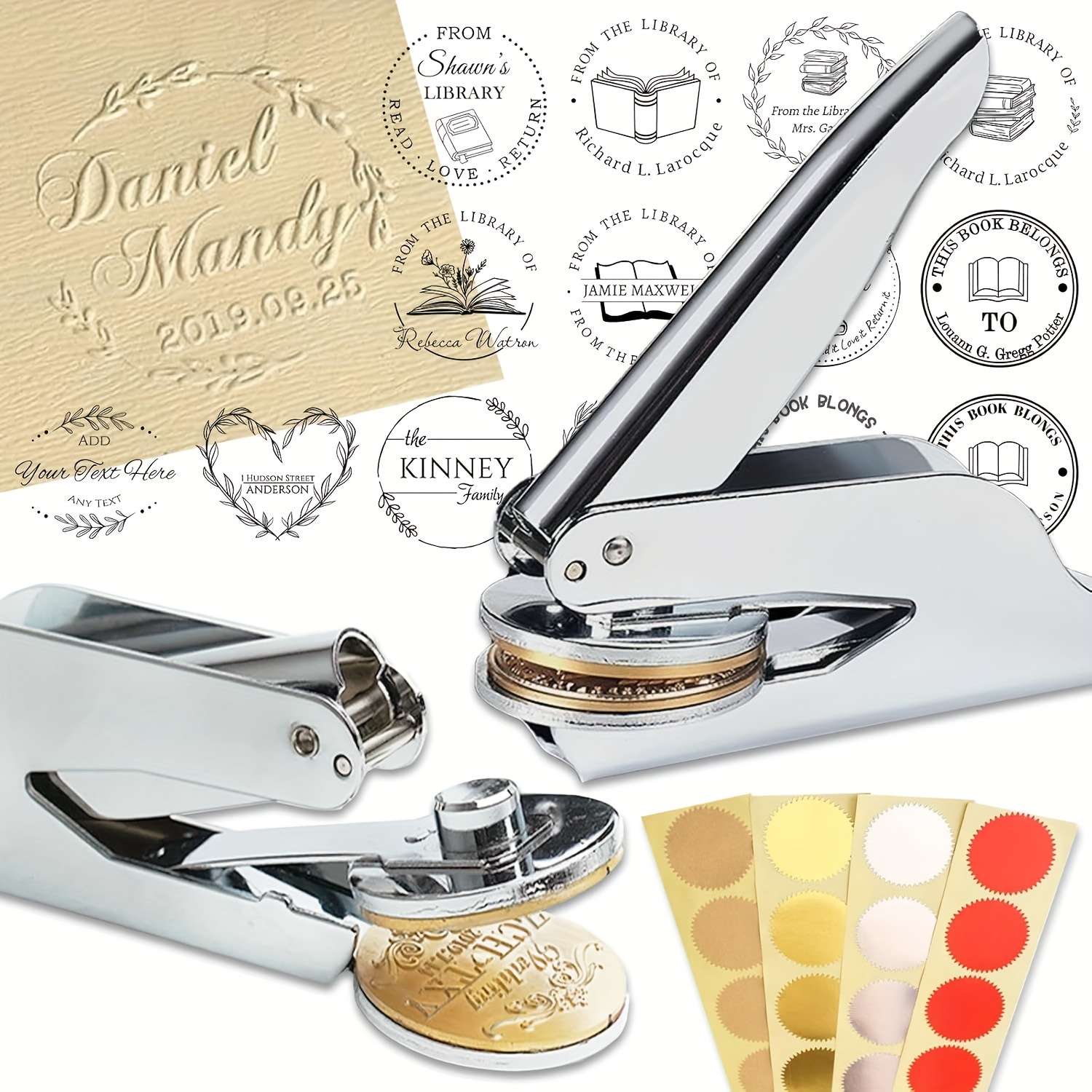 

Steel Embossed Kit – Own And Badge For , Envelopes, And Crafts