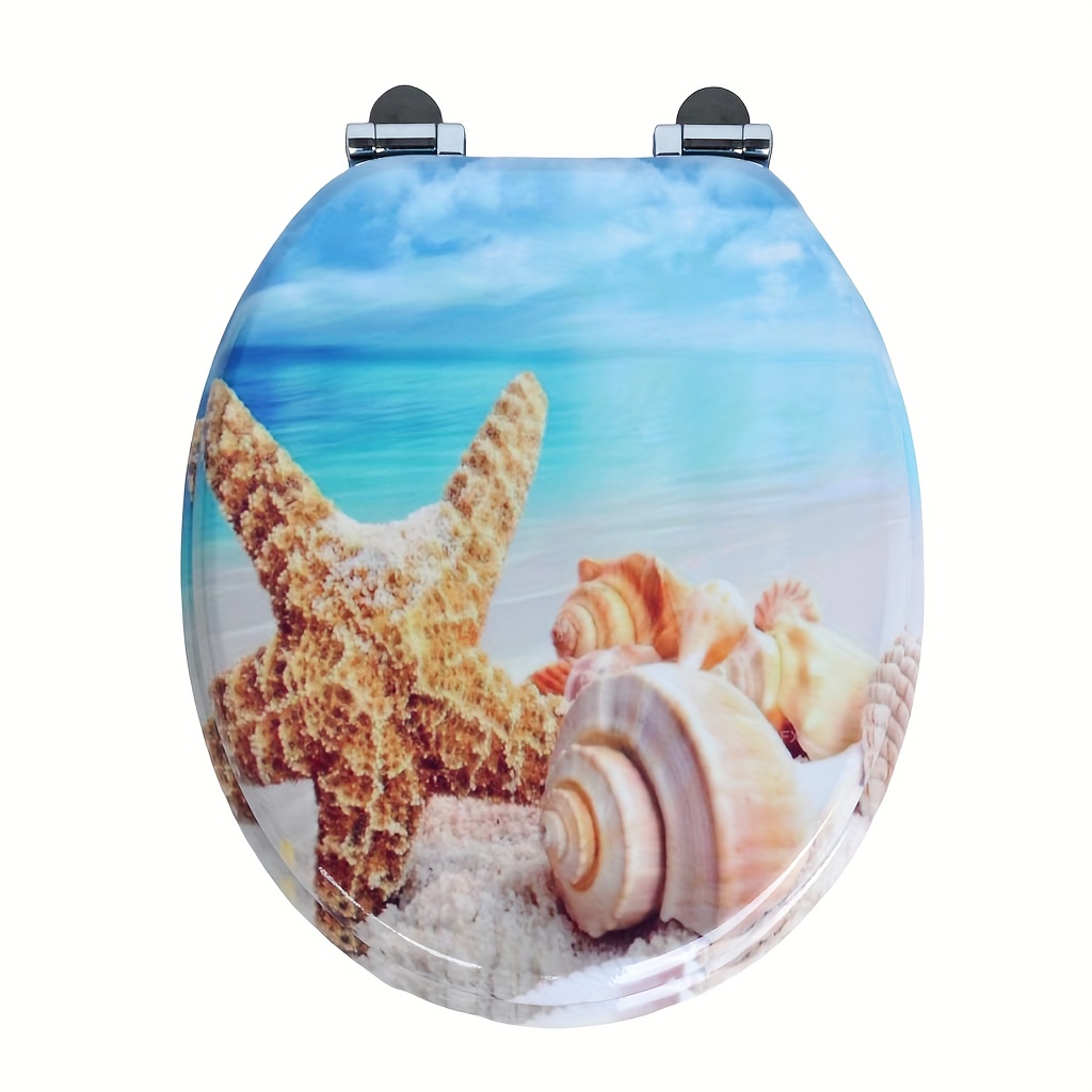 Sinobath Toilet Seat Featuring A Mechanism And Quick-release Function For Effortless Cleaning, O-shaped Design With Adjustable Hinges, Made Of Wood, And