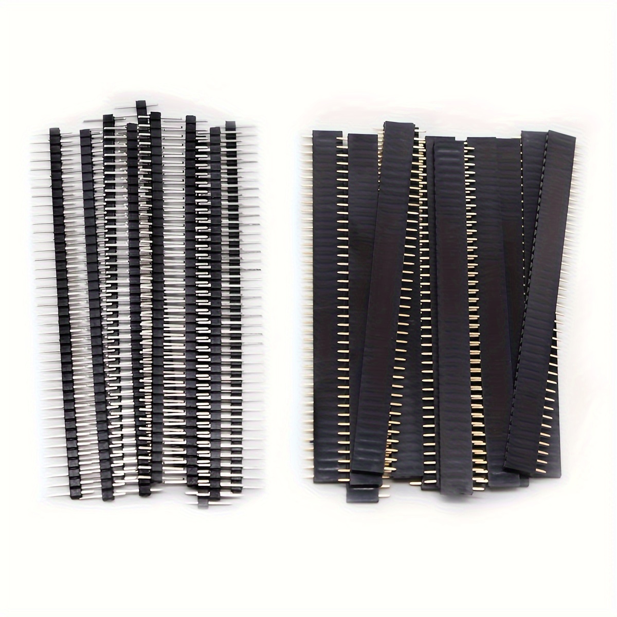 

22pcs 2.54mm Male And Female Pin Connector 40pin Breakaway Pin And Pcb Board Pin