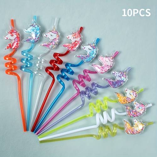 6/8/10/12 temáticos de unicornio con , de de dibujos animados, reutilizables, ideales para leche, agua. para reuniones en casa, fiestas de , fiestas temáticas, fiestas de vacaciones y decoraciones de regalos para
