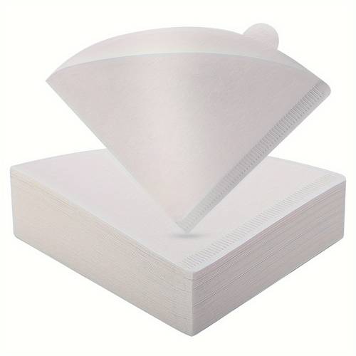 50 100pcs v 60 cone coffee filters durable disposable paper filters v02 coffee filters suitable for pour over and drip coffee makers coffee