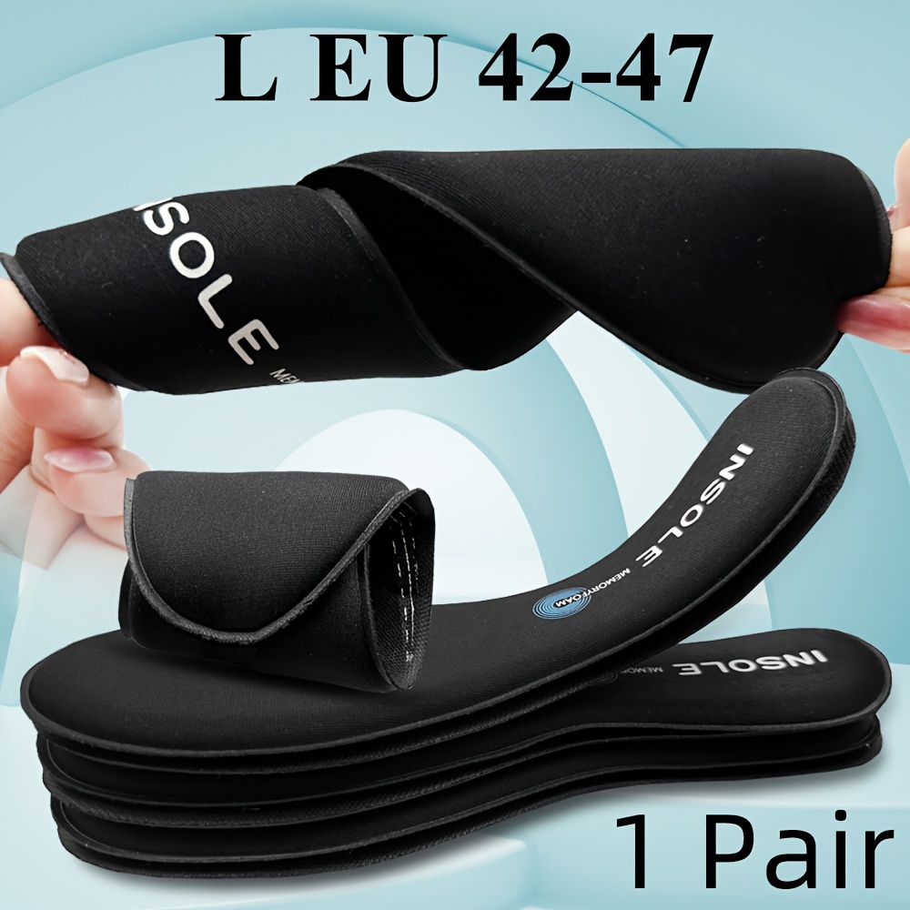 Image of 1 Pair Q-bounce Men Women Universal Memory Foam Insole Soft Slow Rebound Sports Running Shoe Pad