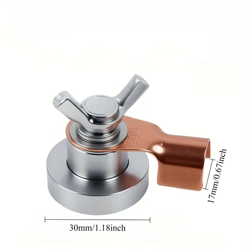 1pc polished metal welding clamp with removable cover copper stainless steel grounding tool for soldering manual handling mechanics manufacturing single piece details 4