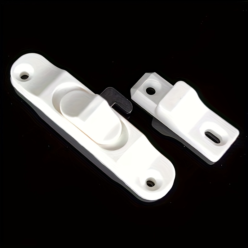 1pc black aluminum alloy folding   screen door   anti mosquito safety   for mesh windows security window hook accessory plastic material