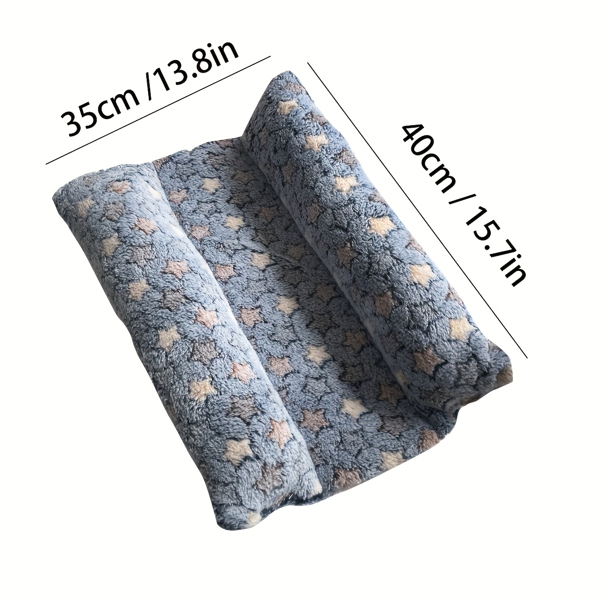 TEMU 小型～中型ウサギ用 厚手プラッシュベッドマット - ケージ・ハッチ用 ソフトで暖かいクッション付き寝床、うさぎの生息地にの心地よい敷物、快適なカバー