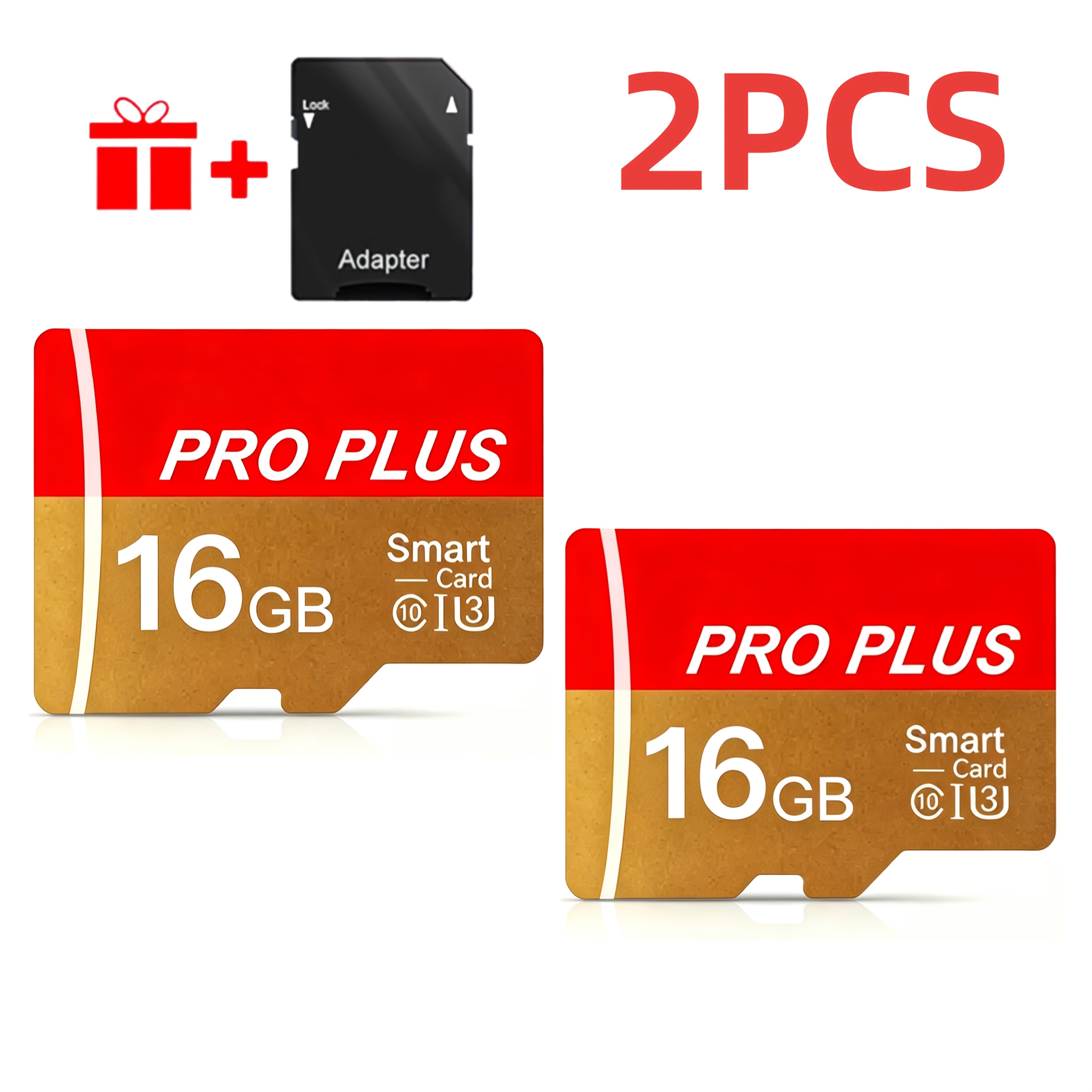TEMU 2 pezzi Scheda di memoria 64GB 32GB 16GB, Scheda flash TF, Scheda di memoria TF ad velocit� per tablet/fotocamera/cellulare/portatile/pz/audio