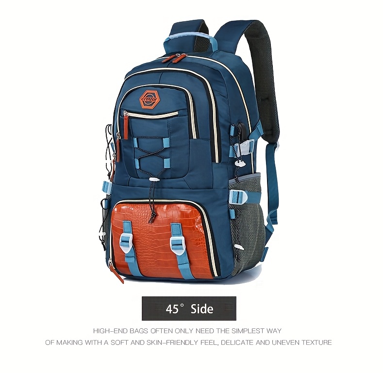 Outdoor Travel Backpack, Large Capacity Sports Camping Backpack, Unisex Laptop Bag with Shoe Compartment, Book Bag, Computer Backpack for Travel, Business, and Casual Use, Easter Valentine's Day Gift