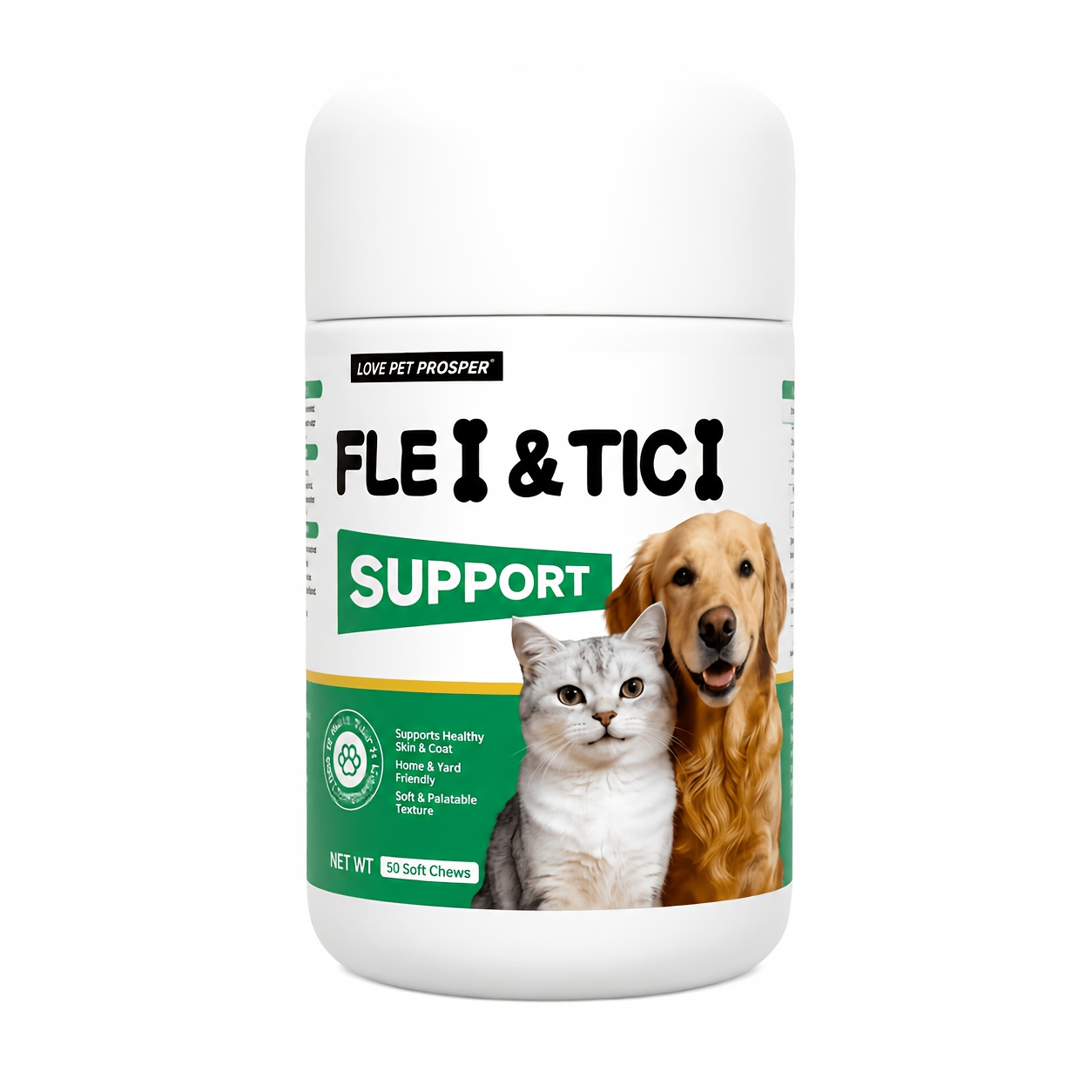 [ ] Pet Lecithin , Gentle Daily Chews Supporting Skin & Coat Health, Nutritional Supplement For Dogs And Cats, Ideal For Care.
