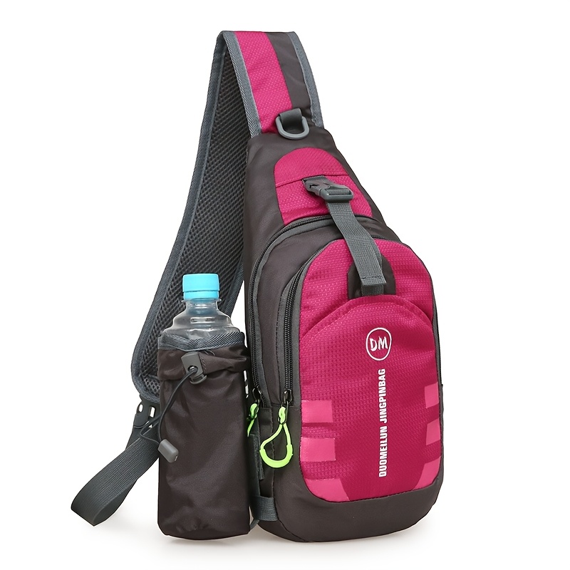 TEMU New Lightweight Shoulder Bag, Casual Chest Bag, Simple And Versatile Unisex Shoulder Bag, Outdoor Cycling Multi-functional Small Backpack
