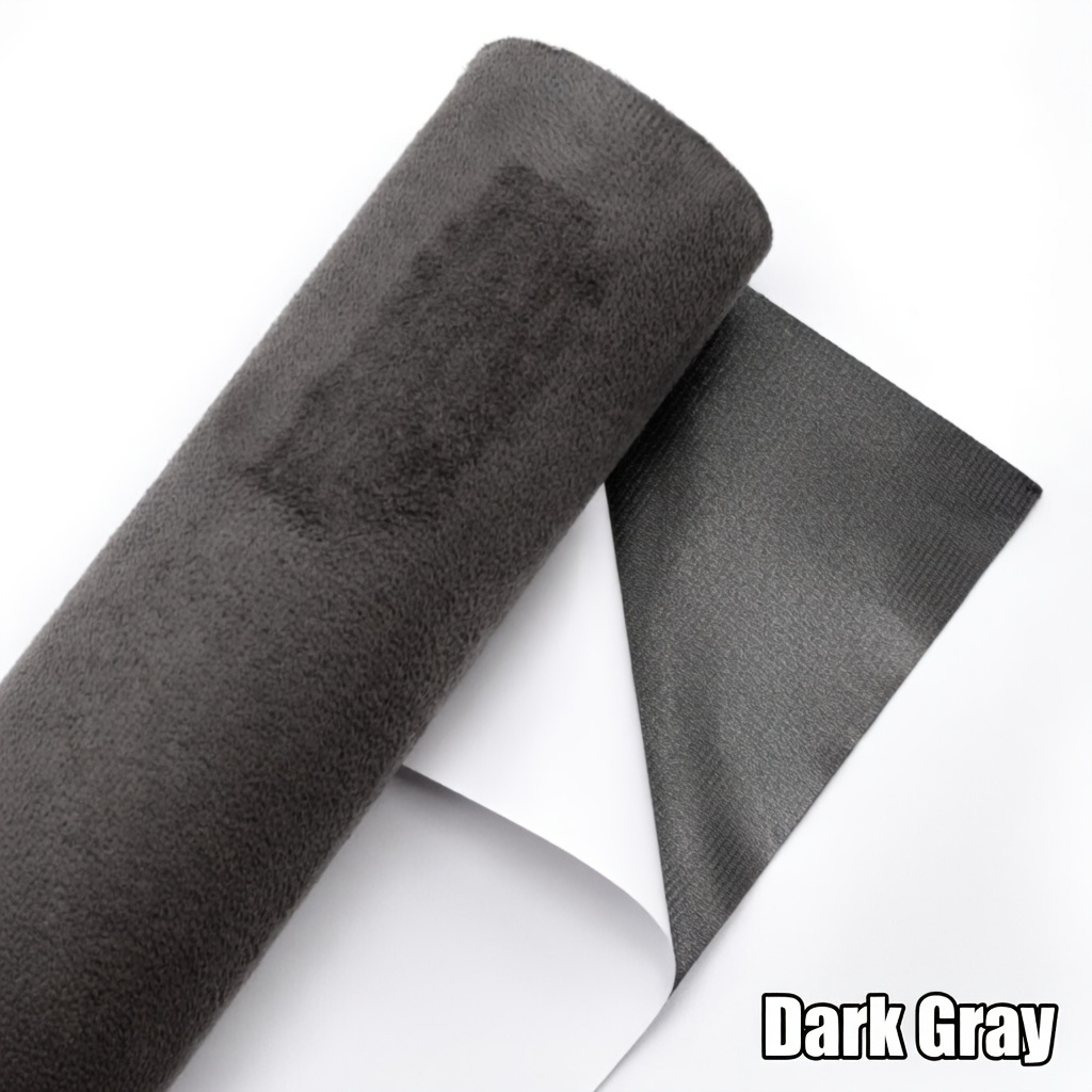 TEMU 40x100cm Self-adhesive Suede Fabric Roll For Car Interior Wrap And Furniture Restoration