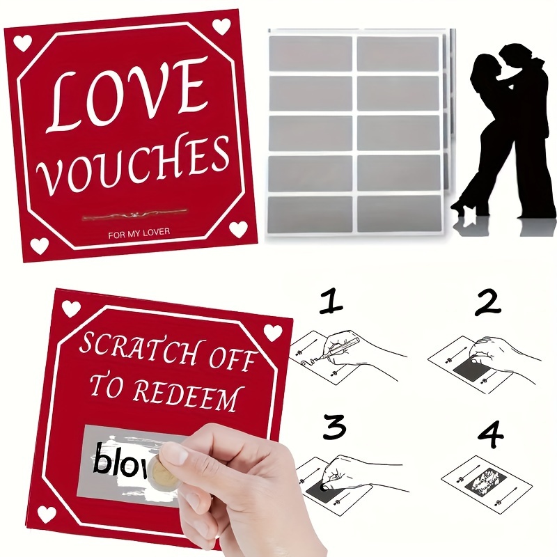 

Voucher -off Cards - 10/20pcs, Weddings, Anniversaries, Birthdays & Valentine's Day - Creative & Fun Party Favors For Couples