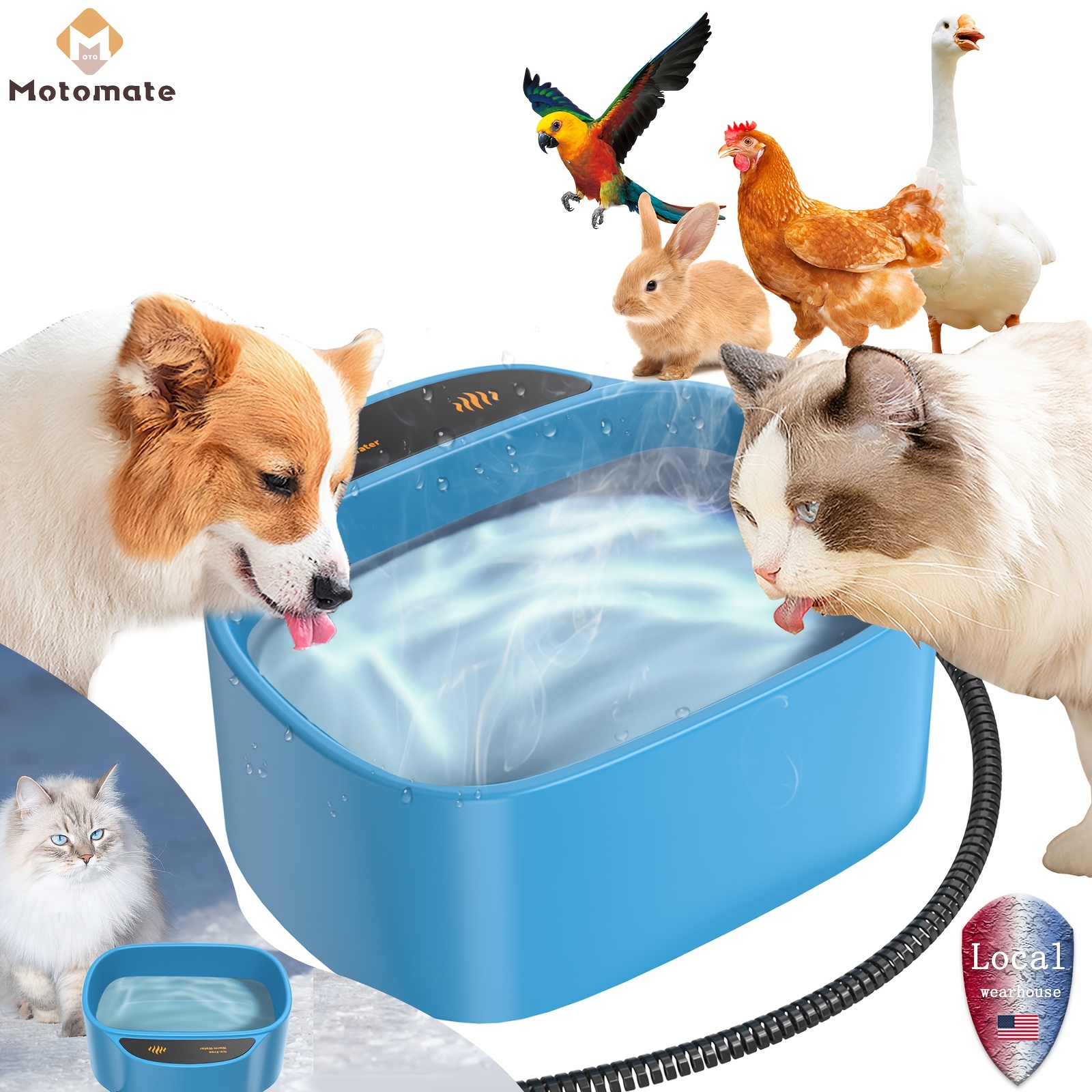 

85oz/2.5l Water Bowl For - Outdoor Dog Bowl Provides Water In Winter, For Outside, -dish For Rabbit, Chicken, Duck, Squirrel