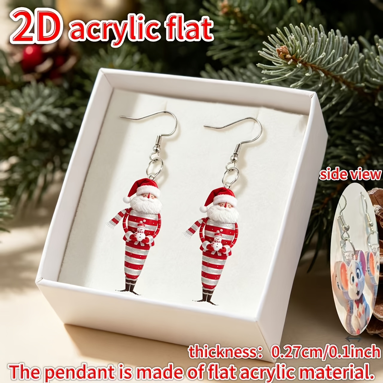 Fun 2026 Christmas Nutcracker Drop Earrings