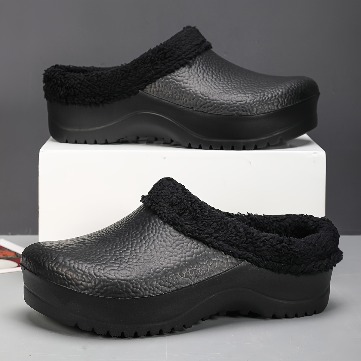 

Slippers For Men, Waterproof And Non-slip Kitchen Shoes, -on Men' Shoes For Work, Of Ins.