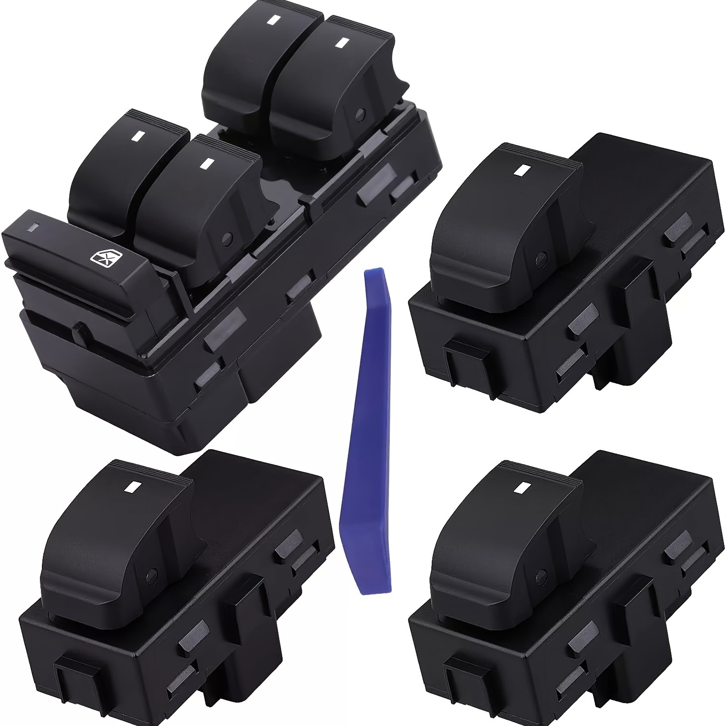 

Driver Side & 3 Pcs Switch For 07-13 Silverado Gmc