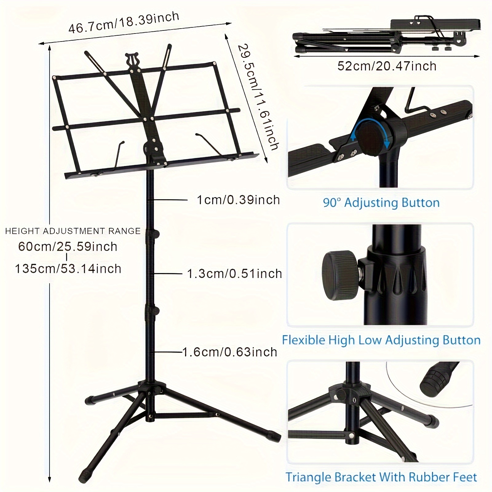 Notazione Musicale Sollevabile Portatile Tavolo Di Notazione - Temu Italy