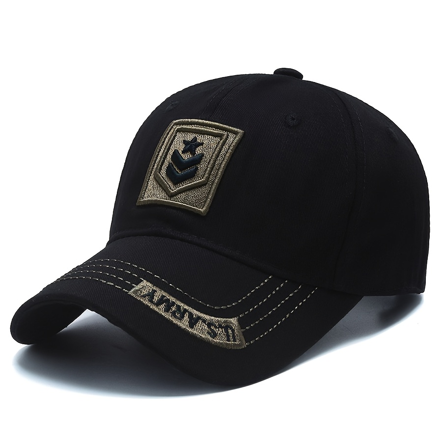 1pc Fashionable Unisex Baseball Cap For Adjustable, Lightweight, Non-stretch Fabric With Embroidered Logo Or Pattern, Perfect For Outdoor Casual Wear