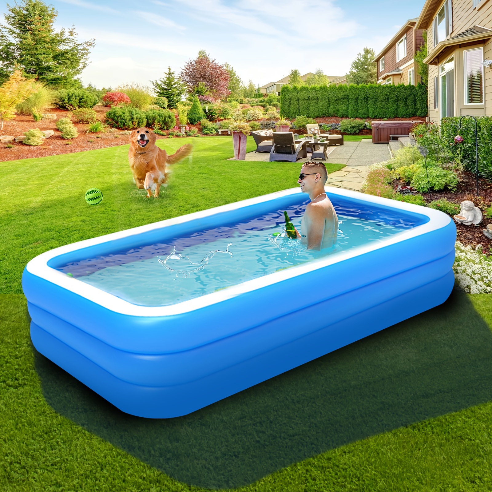 Stockcake Family Pool Float Children's Swimming Inflatables Discount