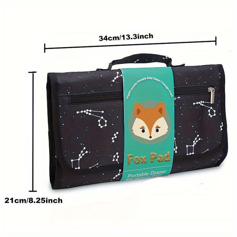 Portable Diaper Changing Pad with Tissue Storage Bag