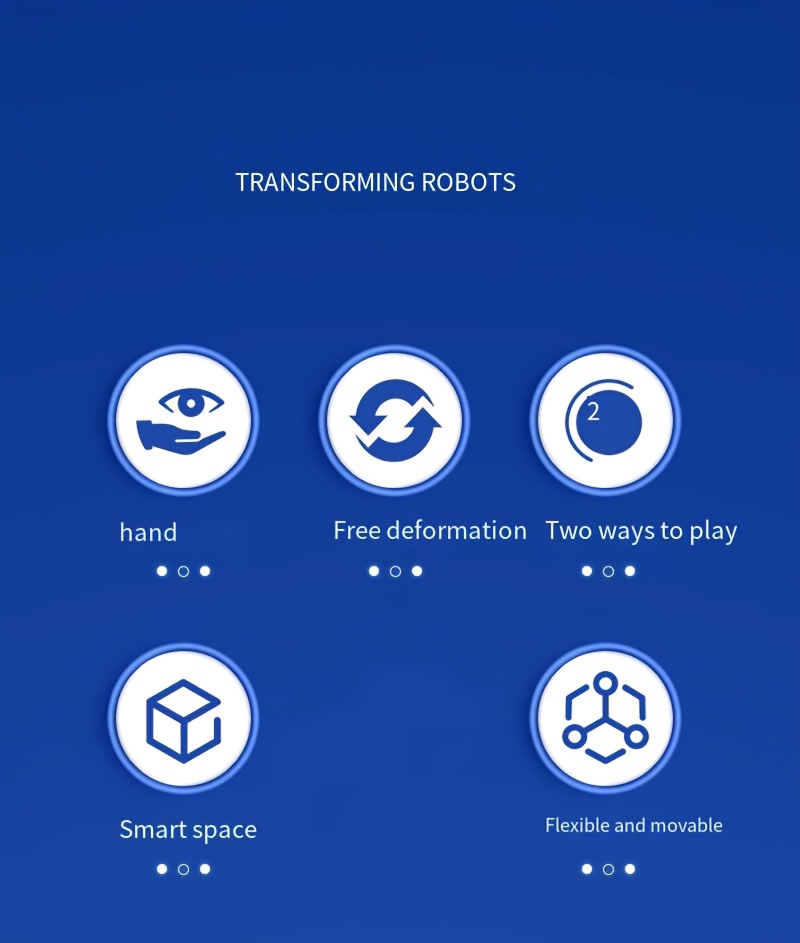 Transformable Soda Can Robot Toy, Interactive Transforming Robot Figures, Durable ABS Material, for Tabletop Display, Ages 14+