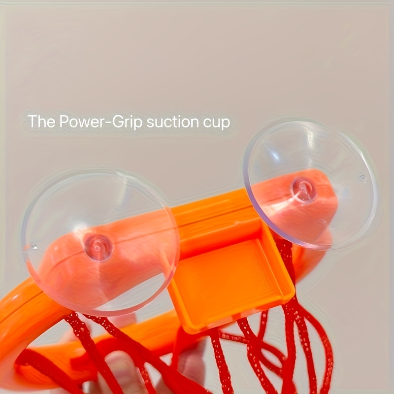 Children's Mini Basketball Hoop with Suction Cup - 3 Balls Set