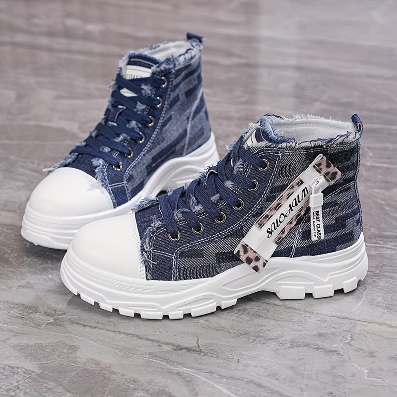 womens high sneakers versatile casual shoes Temu United Arab