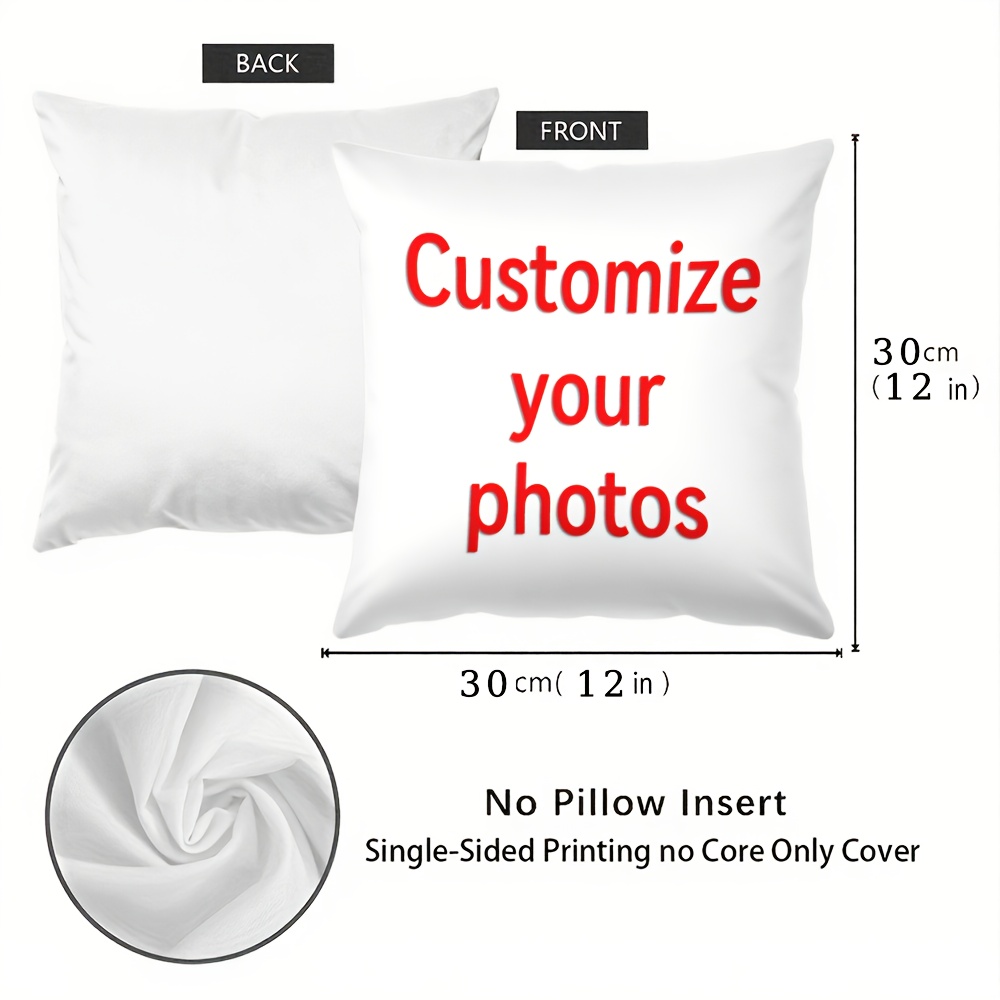 Double-Sided Custom Photo Printed Pillowcase