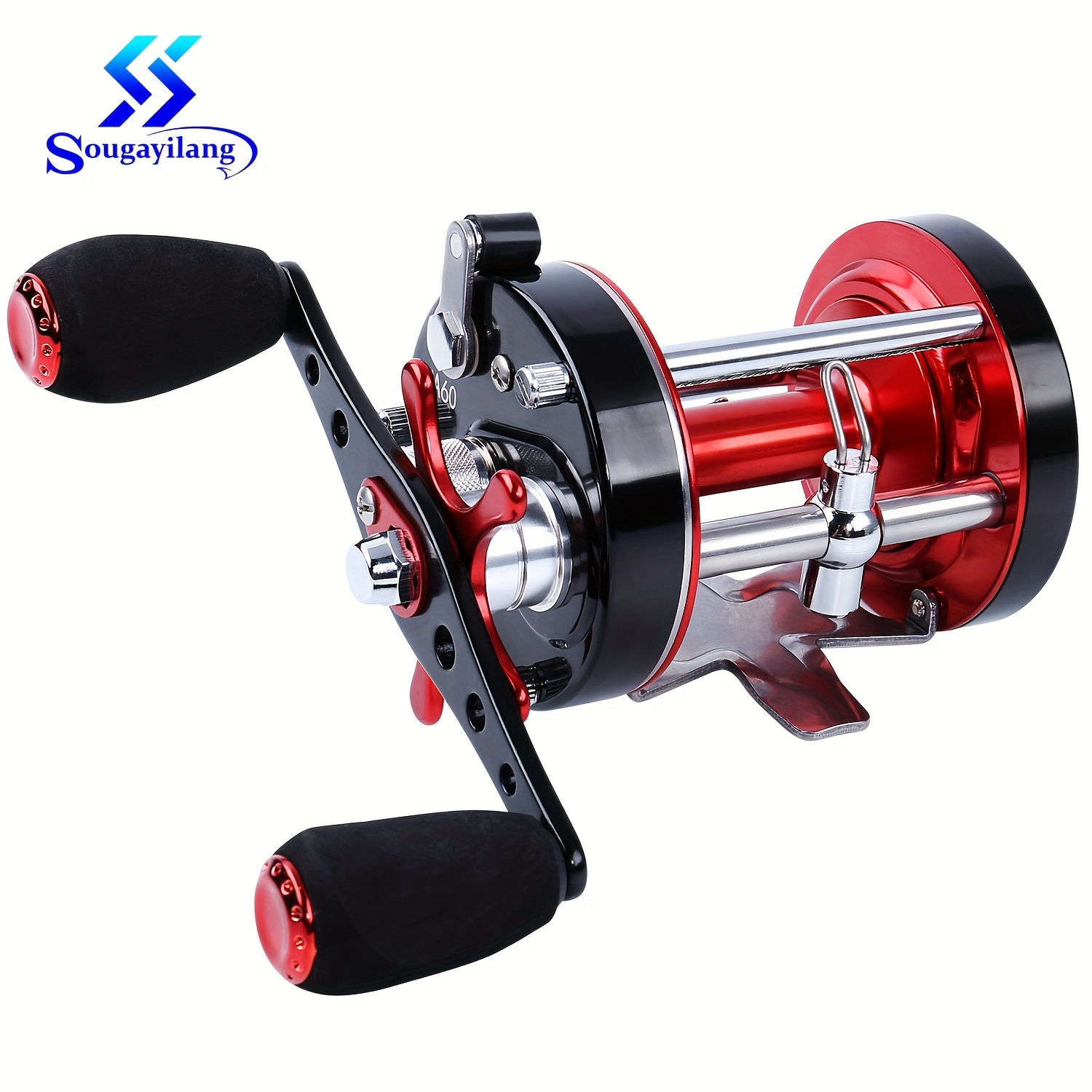 Sougayilang Strong Fishing Reels, Strong Drag Level Wind Round Baitcasting  Reel Conventional Reel, Right Hand Saltwater Sea Fishing Reel Trolling Fishing  Reel, Powerful Bait Casting Fishing Reels - Sports & Outdoors - Temu