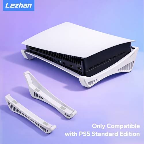 item picture for ps5 console horizontal stand stable silicone anti slip pad design and play perfectly compatible with ps5 accessories