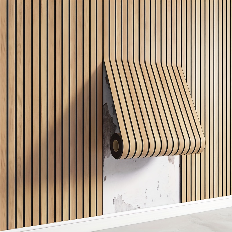 panel de pared de malla con   de veta de madera 3d autoadhesivo, 1/3 rollo, 300 cm/118.11 pulgadas, 1.2㎡, panel de pared decorativo impermeable con veta de madera para  , dormitorio,   de tv, decoración de pared, papel tapiz de  , adhesivo decorativo para habitación