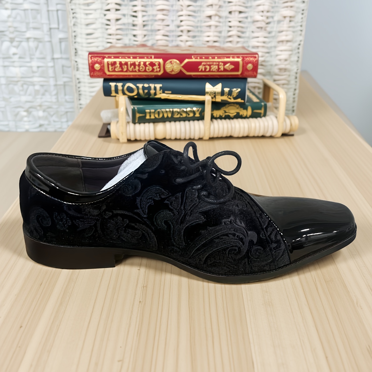 black dress red shoes mens New Men's Black Suede Formal Bow Loafers Tuxedo Shoes Red Bottom Wedding  Shoes