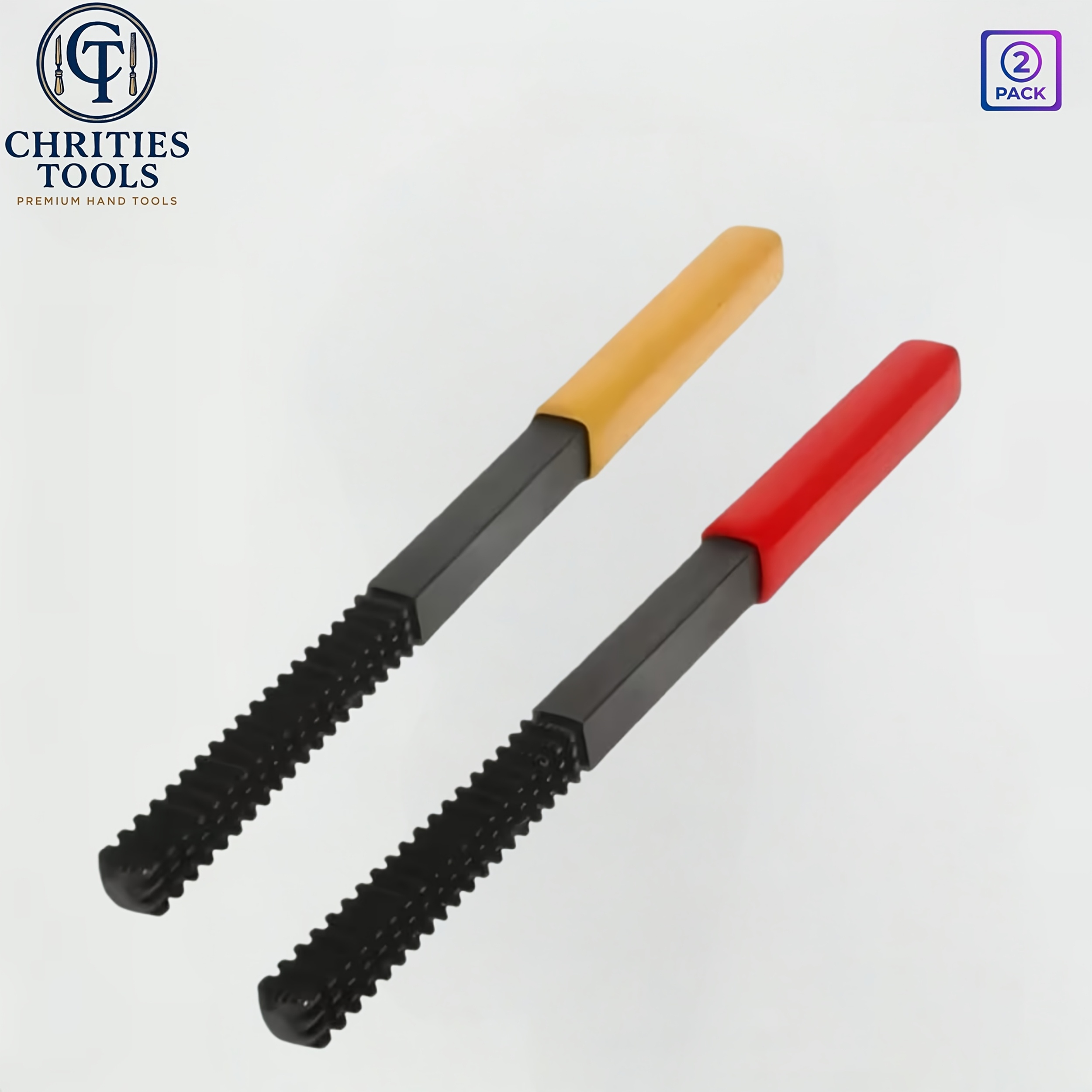 E-shop Chrities Tools 2er-Set Gewinde Reparatur Werkzeug - Inklusive metrischen und SAE/UN Reparaturfeilen Handgewinde Reparatur Werkzeug, kein