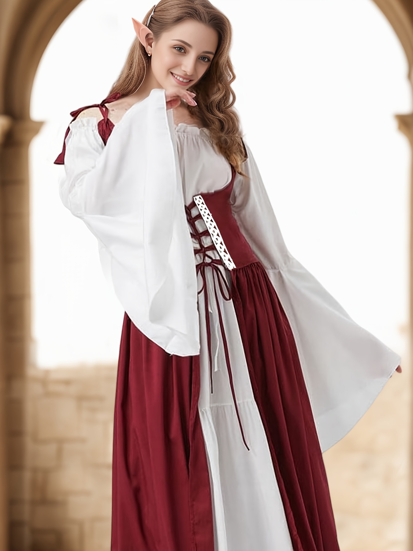 renaissance costume women medieval dresses women fairy dress - Temu Czech  Republic
