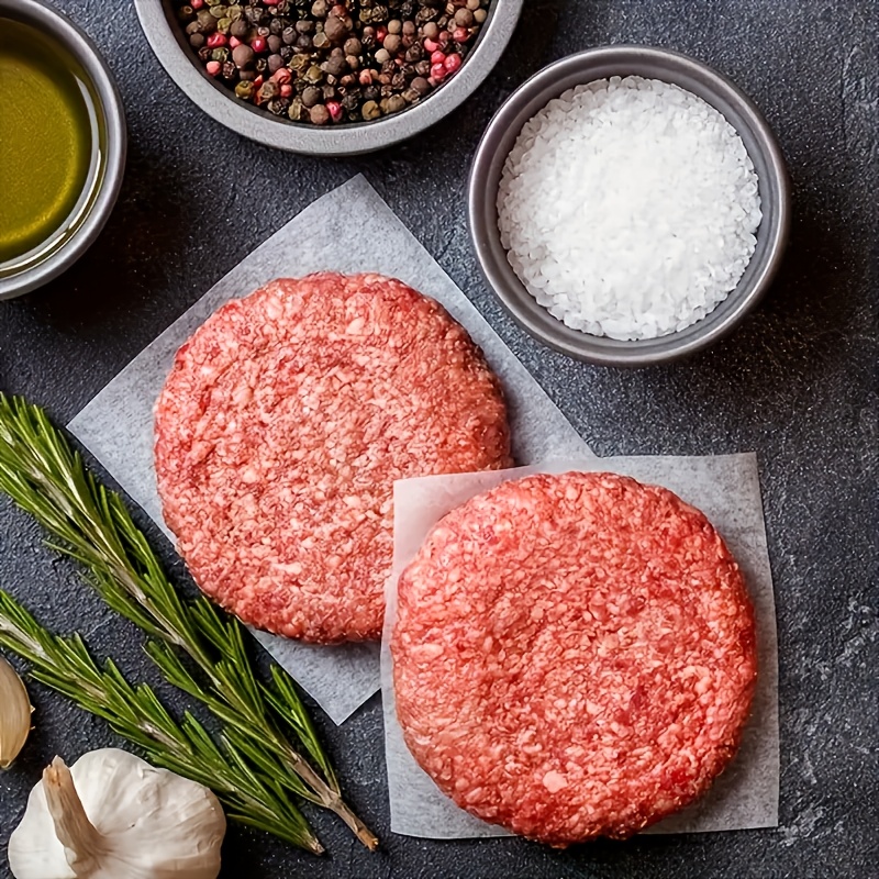 100 high quality non stick meat paper cubes food   and water resistant suitable for hamburger cake   baking grilling cake freezing candy packaging multi purpose use Product details 4