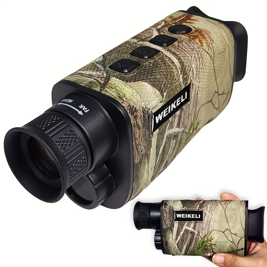 camo infrared monocular night   device 8  zoom 7 level infrared adjustment with rechargeable lithium battery