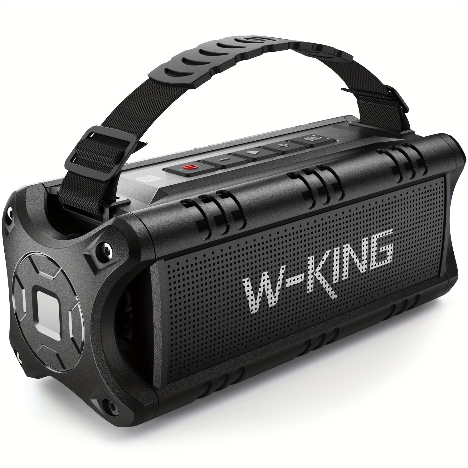 Image of Portable Wireless Speaker With A Power Of 60w, Featuring W-king 30w Outdoor Speakers With Ipx5 Rating, And . It Supports Usb , Tf Card, Aux, Nfc, And Eq Settings