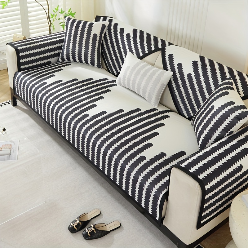 2024 Summer Cooling Sofa Cover Non-Slip, Breathable Polyester Blend Couch  Protector for 1/2/3/4 Seater Sofas Machine Washable Home Decor - Main Image