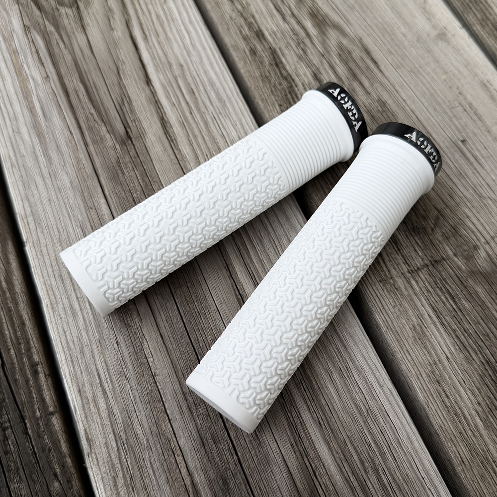 TEMU Guarnición universal para manillar de bicicleta de montaña de 13.5CM, color liso, antideslizante, resistente al , amortiguadora, de goma, para