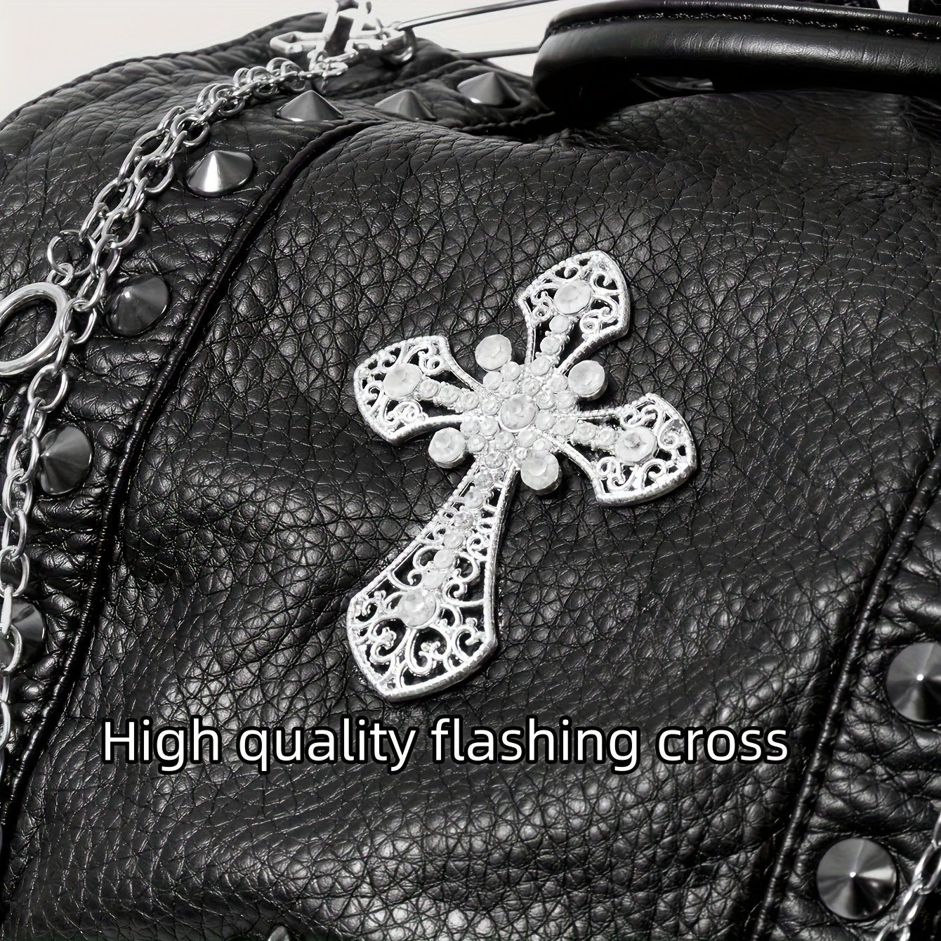 halloween dark gothic unisex backpack cross - Temu United  display picture 3