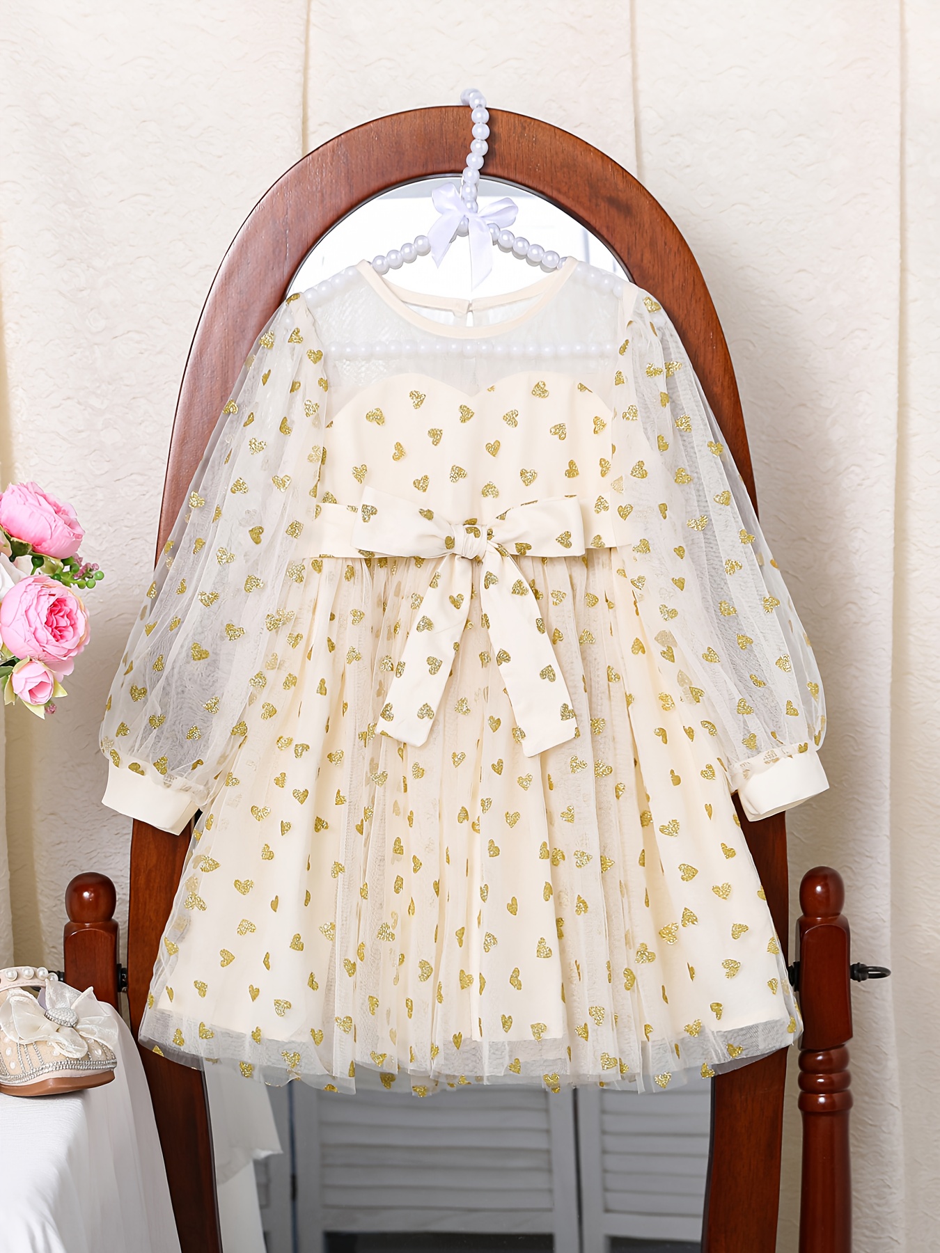 valentines autumn toddler heart mesh - Temu Oman