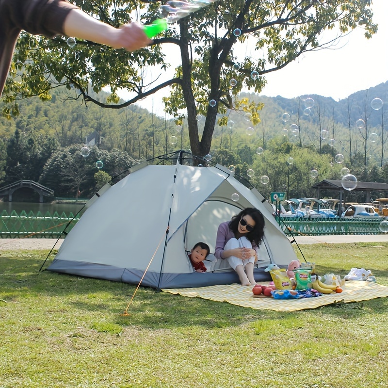 outdoor quick opening tent portable thickened tent fully automatic pop up camping picnic tent camping accessories sports & outdoors temu
