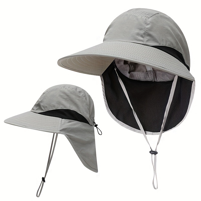 Outdoor Sun Bucket Hat For Women And Men With Neck Flap Summer Sun  Protection Hat - Jewelry & Accessories - Temu