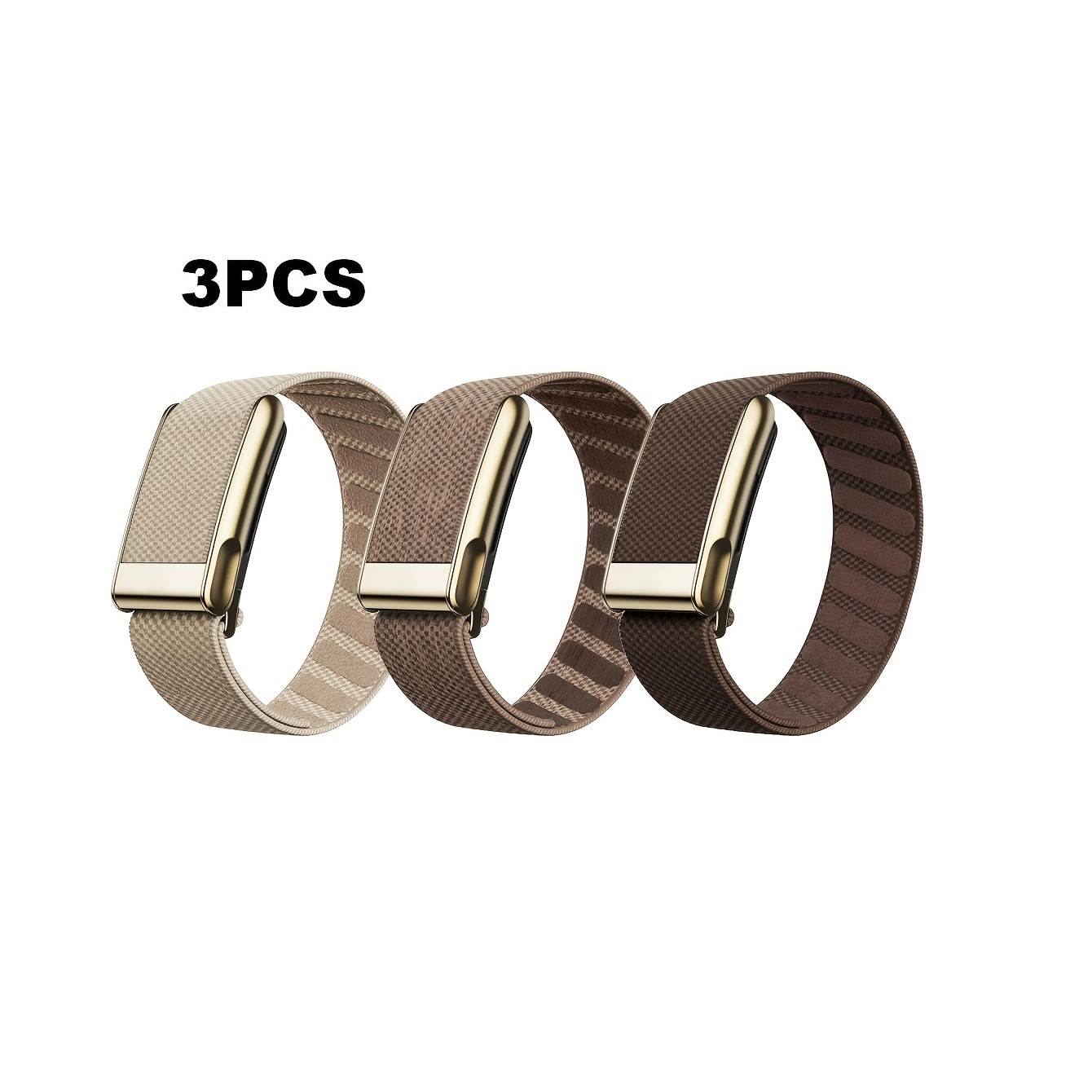 item picture 3pcs ultra soft nylon sport band compatible with   5 0 for mg life breathable durable   strap not for   4