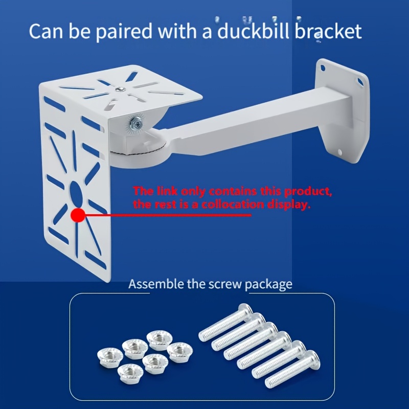 Metal Wall and Ceiling Mounting Bracket Durable Iron, Universal  Multi-Functional Adapter for CCTV Cameras, Gimbal Dome Camera Mounts,